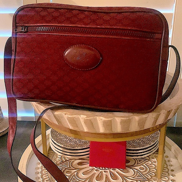 Authentic Vintage Celine Paris Macadam Monogram Handbag - Picture 1 of 4